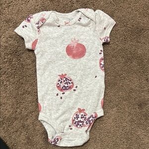Pomegranate Print Kids One Piece
